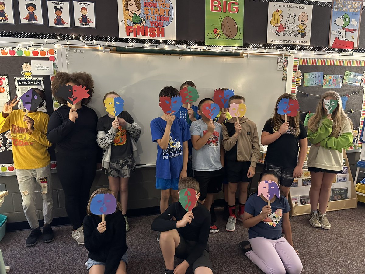 Starting our Creation Day with Symmetric Faces! <a href="/MHPatriot/">Manor Hill</a>