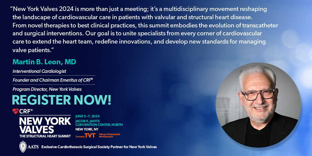 🌟 Step into the future of cardiovascular care at #NYValves2024! 🚀 Join world-renowned leaders for a groundbreaking movement reshaping how we approach valvular and structural heart disease. 💖 From pioneering therapies to cutting-edge practices, this summit epitomizes the