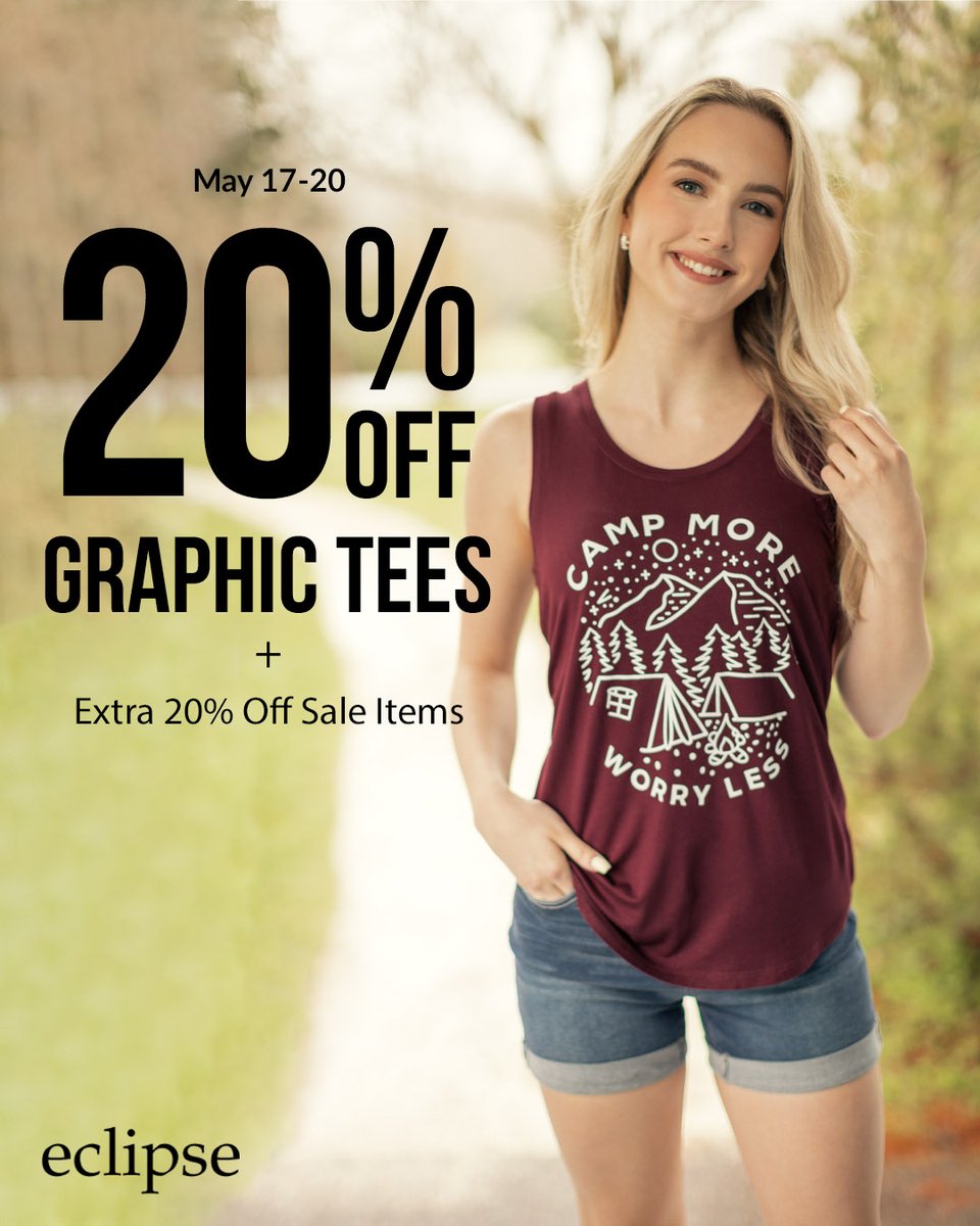 🎉 Don't miss out on our epic long weekend sale! Enjoy a whopping 20% off on all graphic tees, plus an extra 20% off on already discounted sale items! ! 🛍️✨

#stoneroadmall #guelph #staytrue