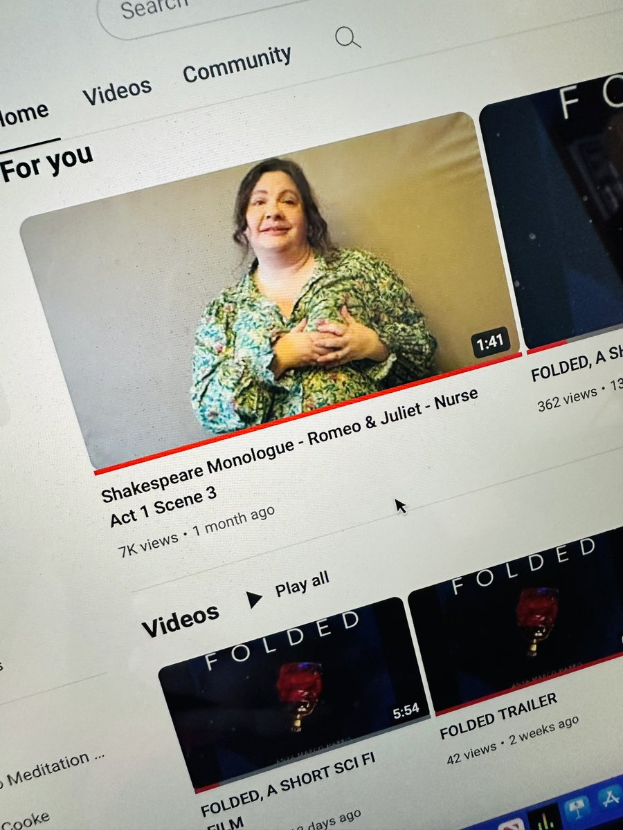 Well it’s finally happened! I’ve gone viral… 7k views of my #shakespeare monologue. Now whether or not it has to do with the main image is another matter! Seven Thousand views! Check it out here youtu.be/e6iUoBMCTvg?si… Rep @nelsontalentmgt #theatre #acting #actorslife