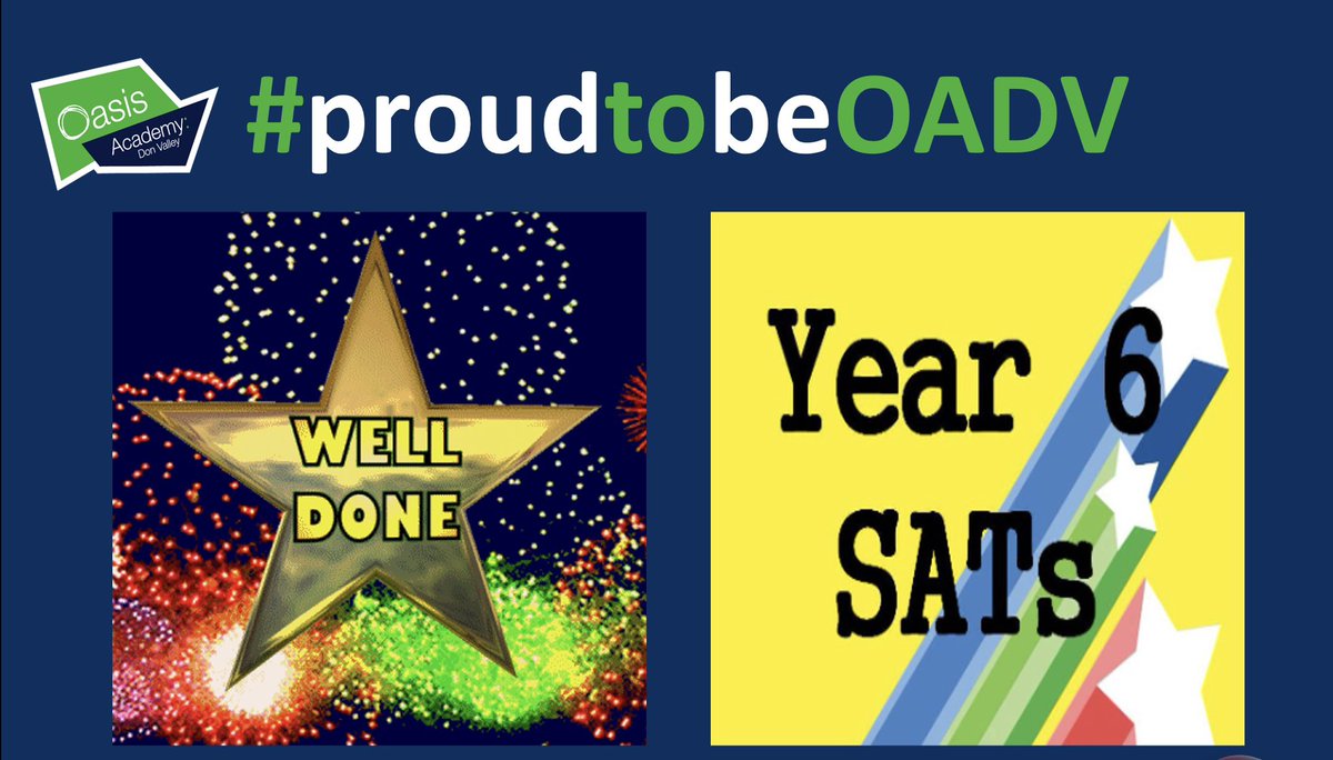 We want to end the week in primary by saying a huge well done to our Year 6 children, they have worked extremely hard on their SATs, enjoy the well deserved weekend! #ProudtobeOADV