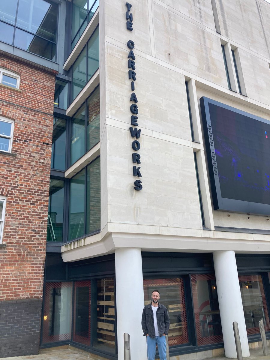 BattleCryThePl1's tweet photo. Leeds is brilliant. Arrived ready for tonight’s show @carriageworks_  Beautiful place! Show kicks off at 19:30 ! Come down!! 

🎟️ https://t.co/fmVfAxyboO

#ptsdrecovery #itsokaynottobeokay #Veterans #MentalHealthAwarenessWeek #theatre https://t.co/alOep6I0Uo