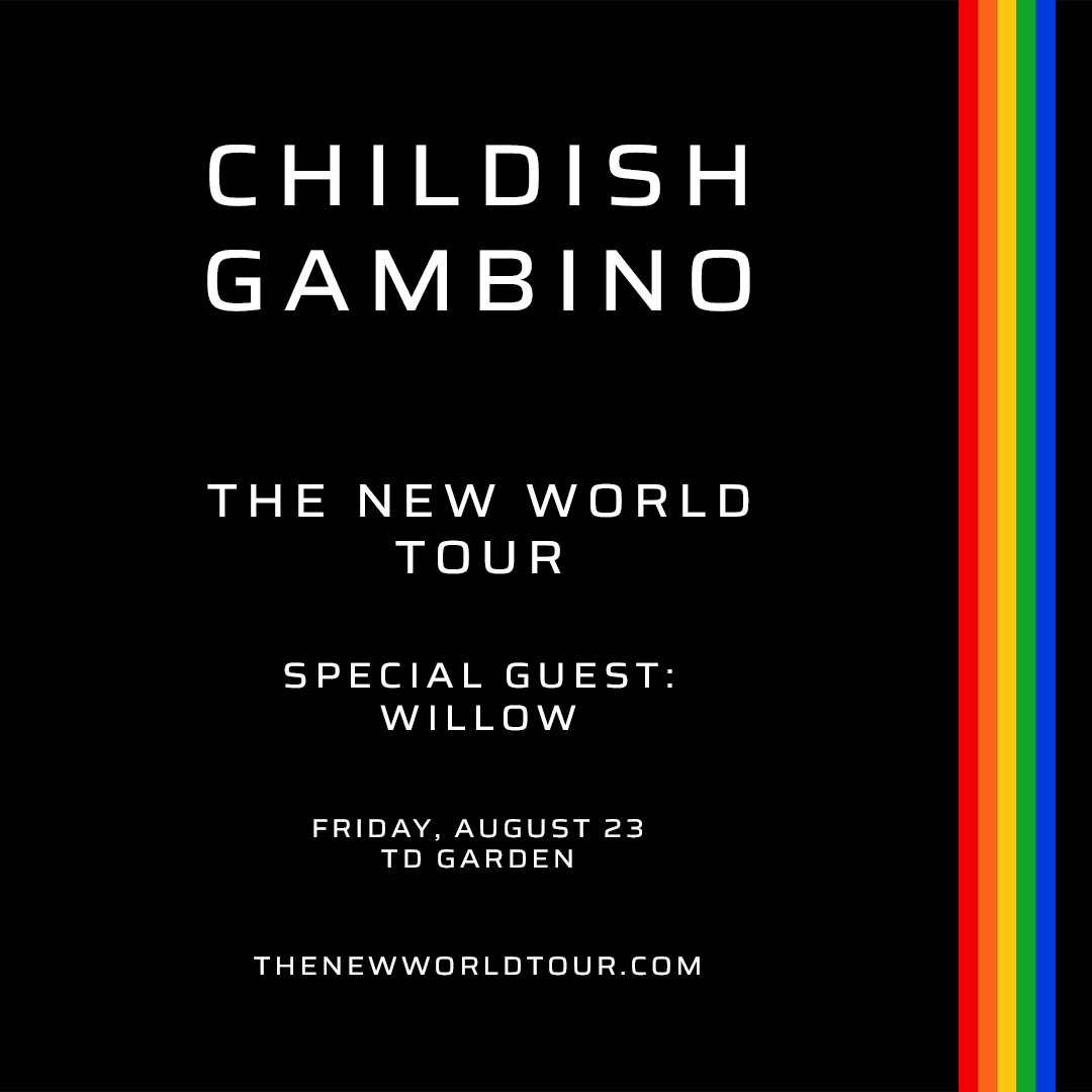 Childish Gambino The New World Tour August 23 in Boston on sale now 🎟: bit.ly/4bDI7z7