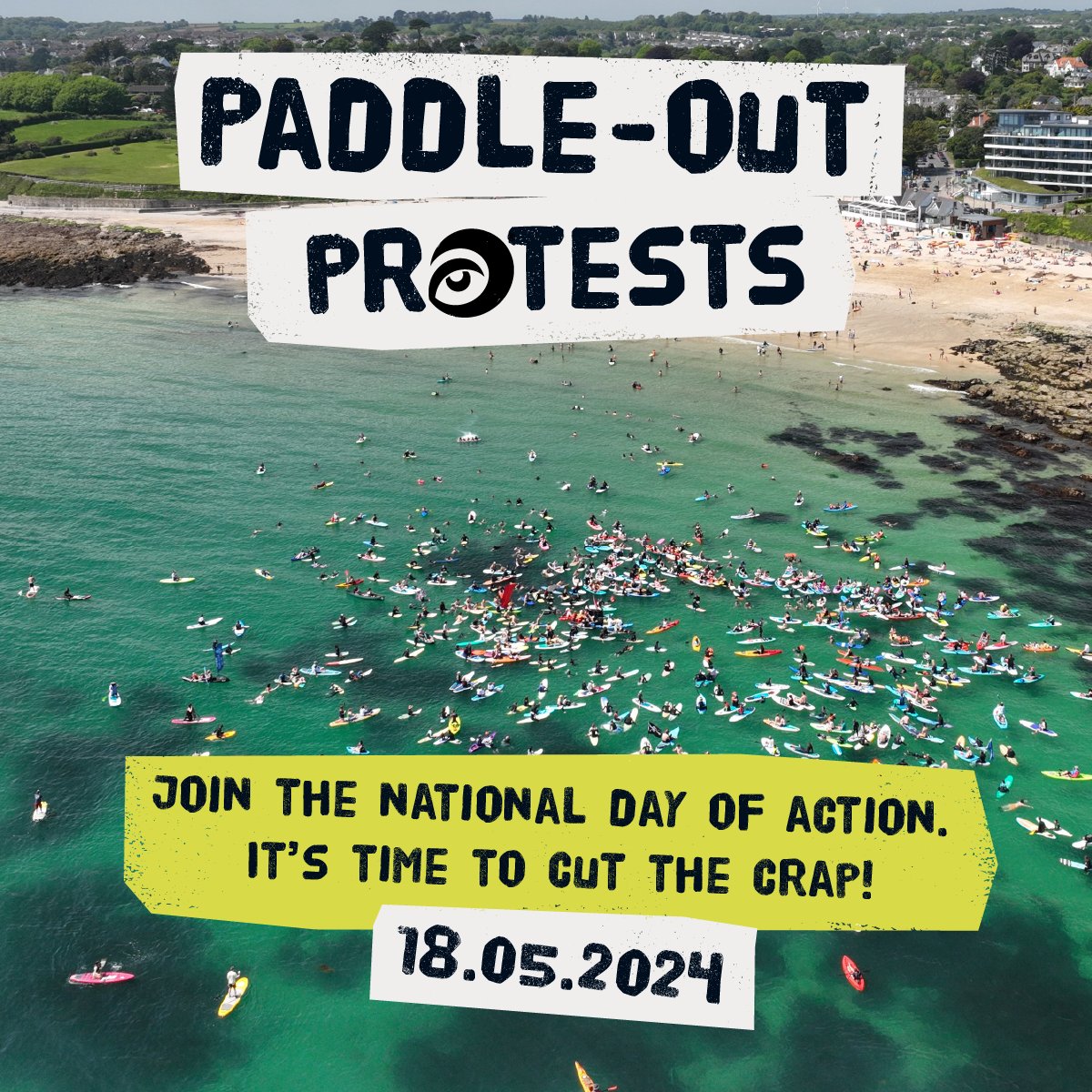 Coming up this weekend! Great work from @sascampaigns Wax those boards. Paint those placards. Get your swim suits on. Get ready to make waves and take a stand against pollution of our ocean ✊ 🌊 #Endsewagepollution