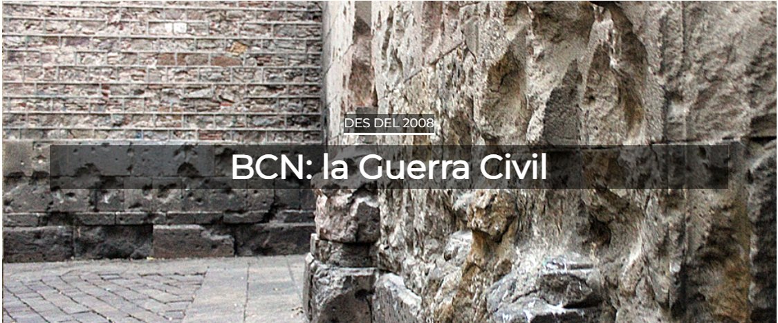 ⁉️ Teniu plans per aquest cap de setmana❓ @cultruta proposa per aquest diumenge un itinerari per la Barcelona de la #GuerraCivil ➕ ℹ️ tuit.cat/bh0qT Molt recomanable! 🔝