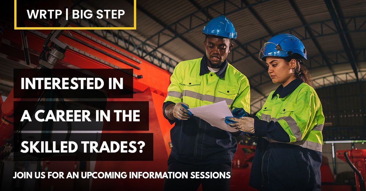 Your blueprint for success starts with WRTP | BIG STEP 🏗 During our information sessions, we guide you through the different #career paths in the #skilledtrades, helping you discover the perfect fit. Register today: 📞 (608) 738-9722 🔗 wrtp.org/event/se-wrtp-… #Construction