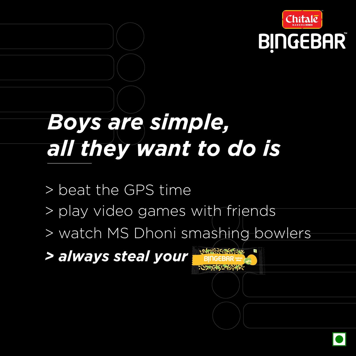 Girls continue in the comments! 👇

#Bingebar #ChitaleBingebar #BingeOn #BoysWillBeBoys #Boys #Binging #BhelBar