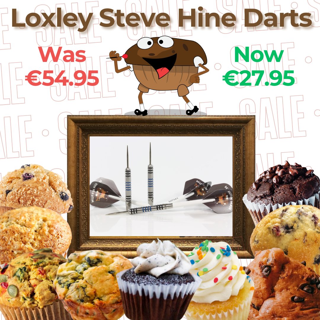 The Steve Hine Darts by @LoxleyDarts - now priced at €27.95! The perfect all-rounder if you want a reliable dart for your collection. dartscentre.com/products/loxle… #lovethedarts #loxleydarts #darts #onsale