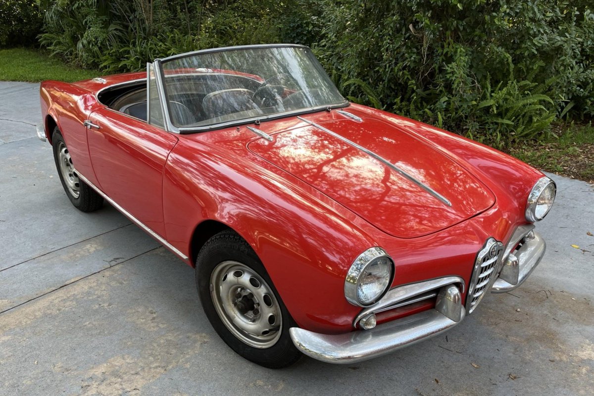 Now live at BaT Auctions: 41-Years-Owned 1962 Alfa Romeo Giulietta Spider Project. bringatrailer.com/listing/1962-a…