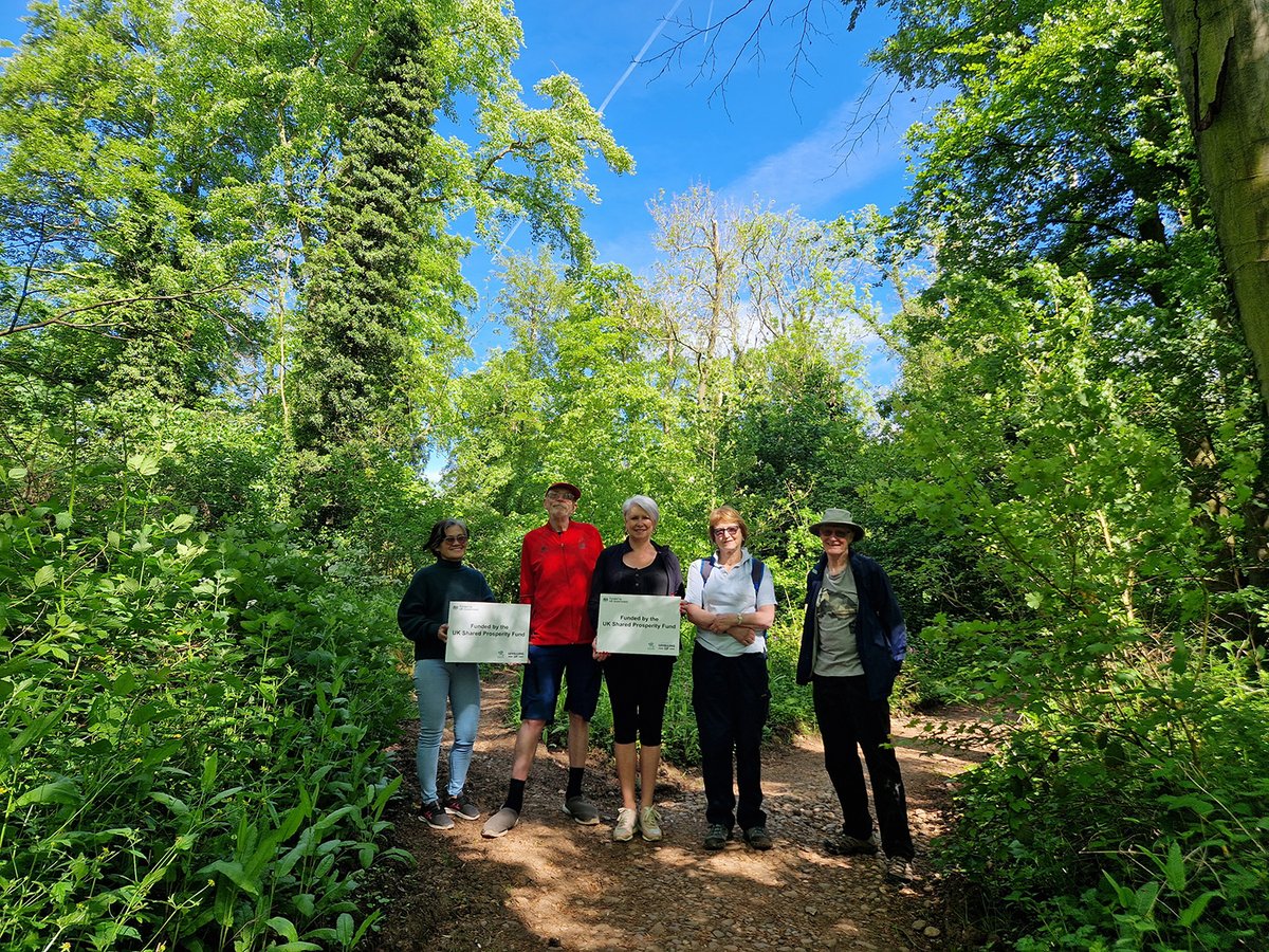 🌲 Sharphill Wood in #Edwalton has welcomed essential path repair work enabling a clearer and sustainable pathway for users all year round.

Supported by #UKSPF,  350m of path has been stabilised by building up the surface with clean pebble-type stone: shorturl.at/hTBCz