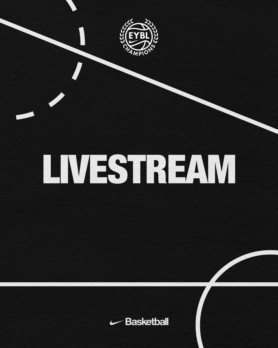 EYCL Livestream.

🏀 Alabama: ballertv.com/events/nike-ey…

🏀 Arizona: toc.bethebeast.com/eventliveplus/…

🏀 Iowa: attackgirls.bethebeast.com/eventliveplus/…

🏀 Texas: ballertv.com/events/nike-ey…

#2024EYCL | #Road2CHI