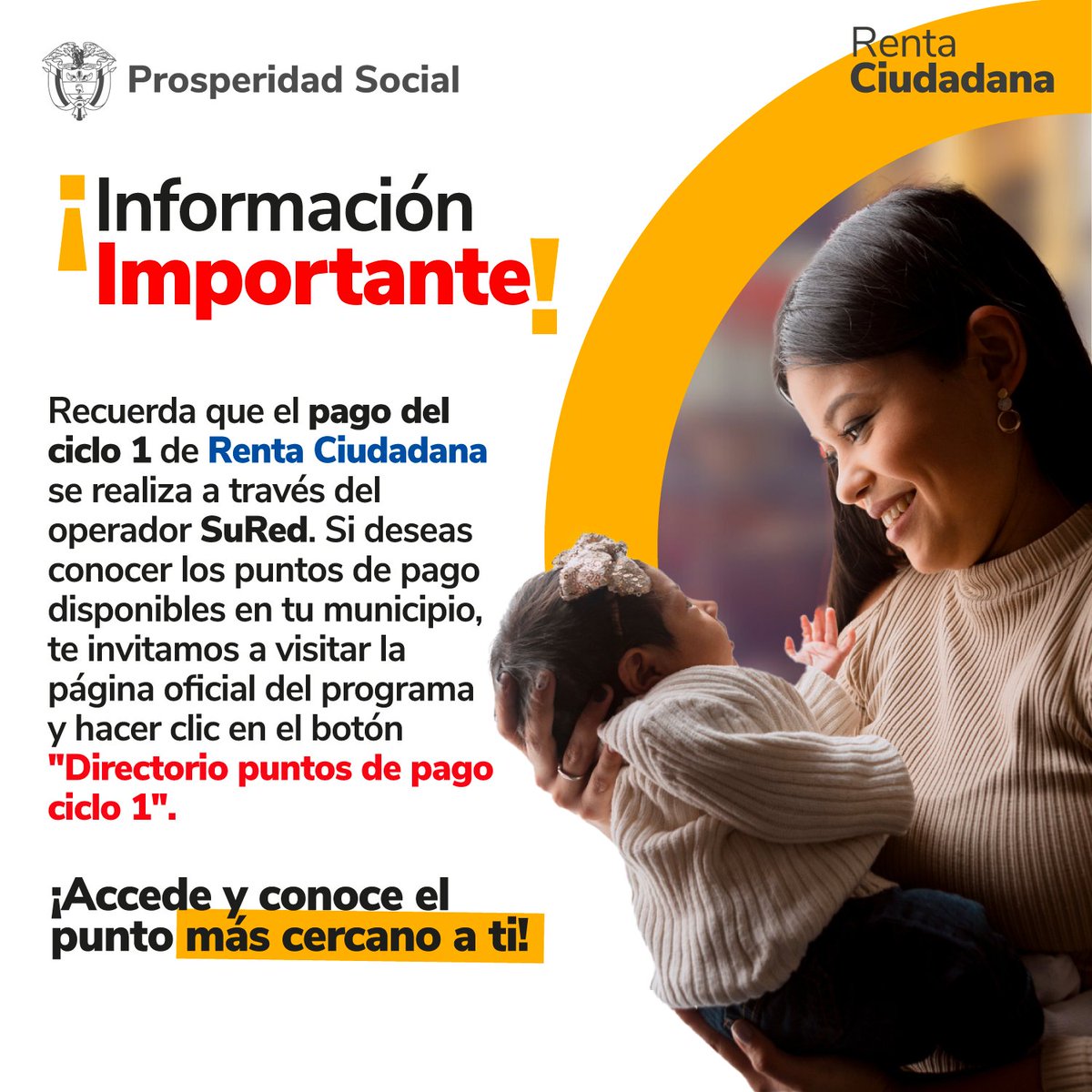 🗓️#EsHoy | Hogares beneficiarios del ciclo 1 de #RentaCiudadana: recuerden que hasta HOY están disponibles los recursos de este pago. Consulten aquí el punto de retiro más cercano a su hogar.

¡Que nadie se quede sin cobrar!
…ocumentacion.prosperidadsocial.gov.co/2024/SGPP/TM/R…