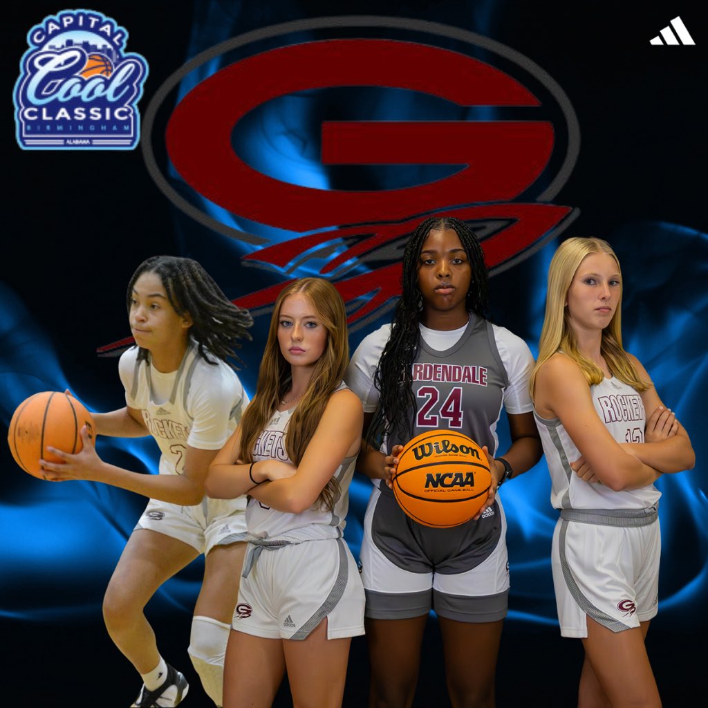 Good Luck to our girls playing in the Capital Cool Classic this weekend in Birmingham. Represent @GdaleAthletics well! 🚀🏀