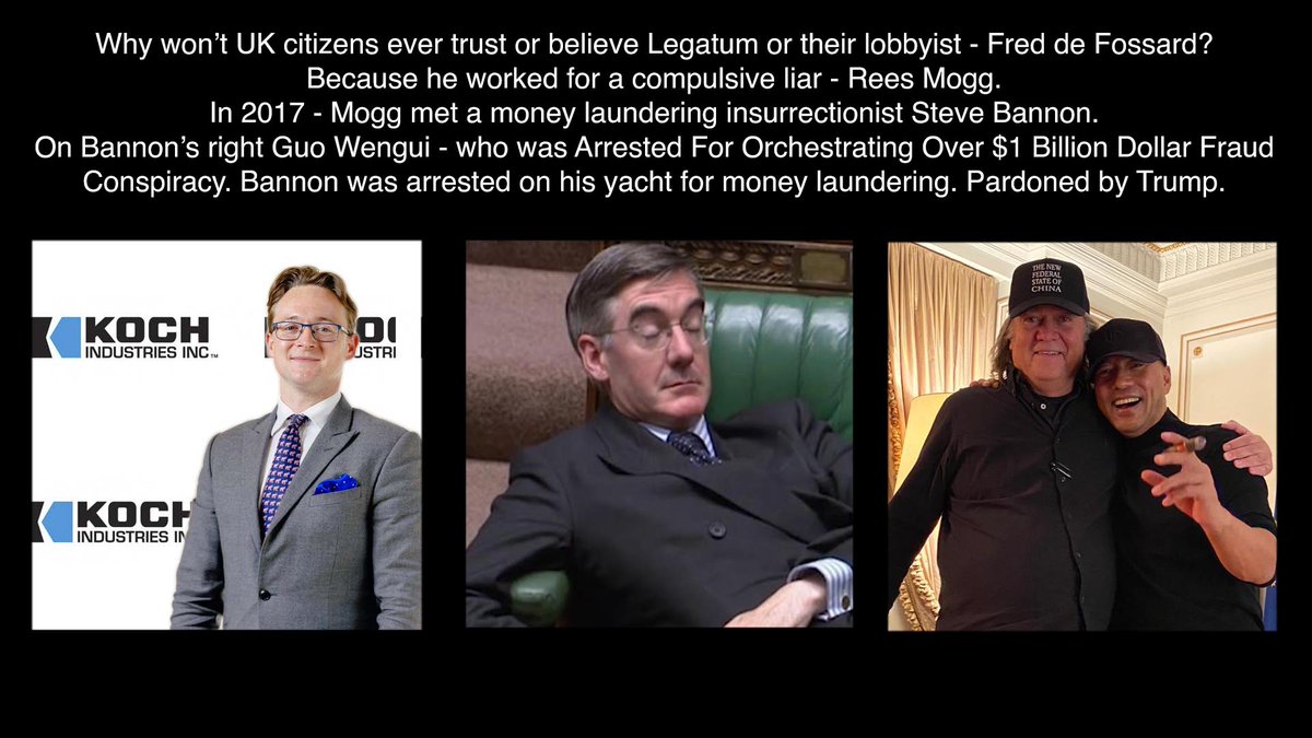 UK citizens will never trust you or @defossardf When you have worked for someone as dishonest as @Jacob_Rees_Mogg your devious intentions are there for everyone to see.