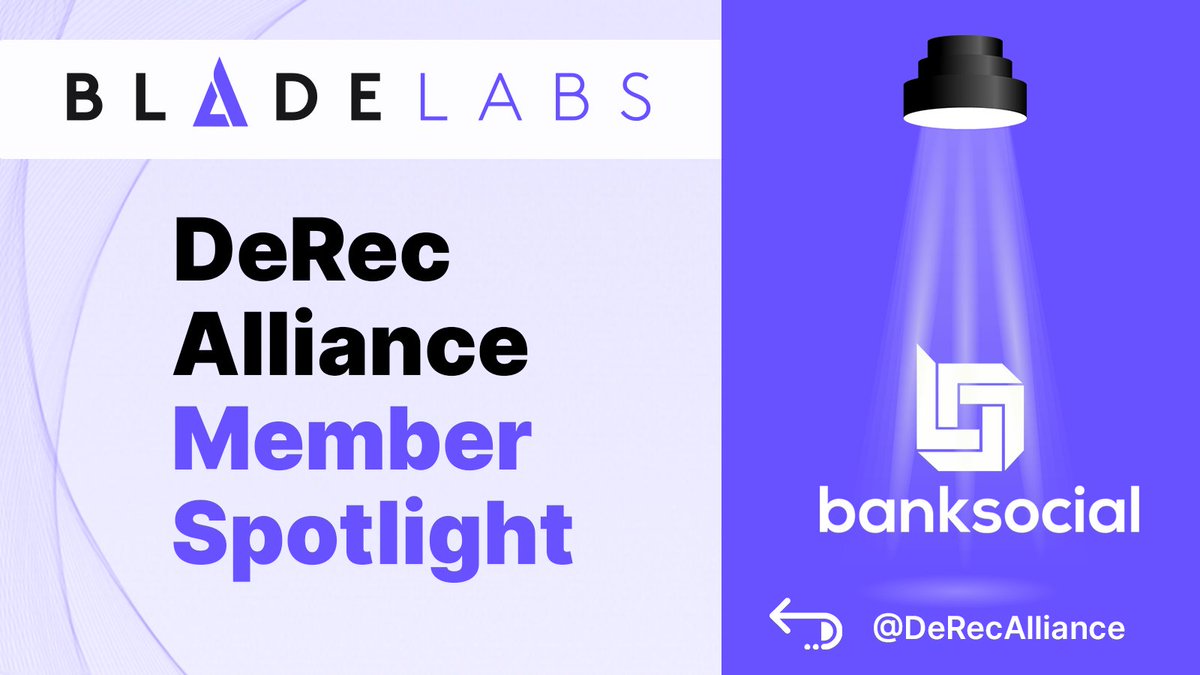 Doing things the right way for the right reasons is in everything we do at Blade Labs. 

Something we share with @derecalliance member @banksocial.io who serve the 'unbanked and underbanked' populations by offering user-friendly, regulatory-compliant financial products.