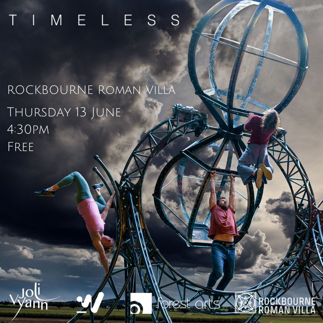Join us in the idyllic gardens of Rockbourne Roman Villa on Thursday 13 June for an outdoor theatre performance like no other... ⏳ Timeless ⏳ Tickets are free: buff.ly/3UYd0sy @ace_southwest  @ace_national @WithoutWallsUK #LetsCreate #ACEsupported #CultureConnects