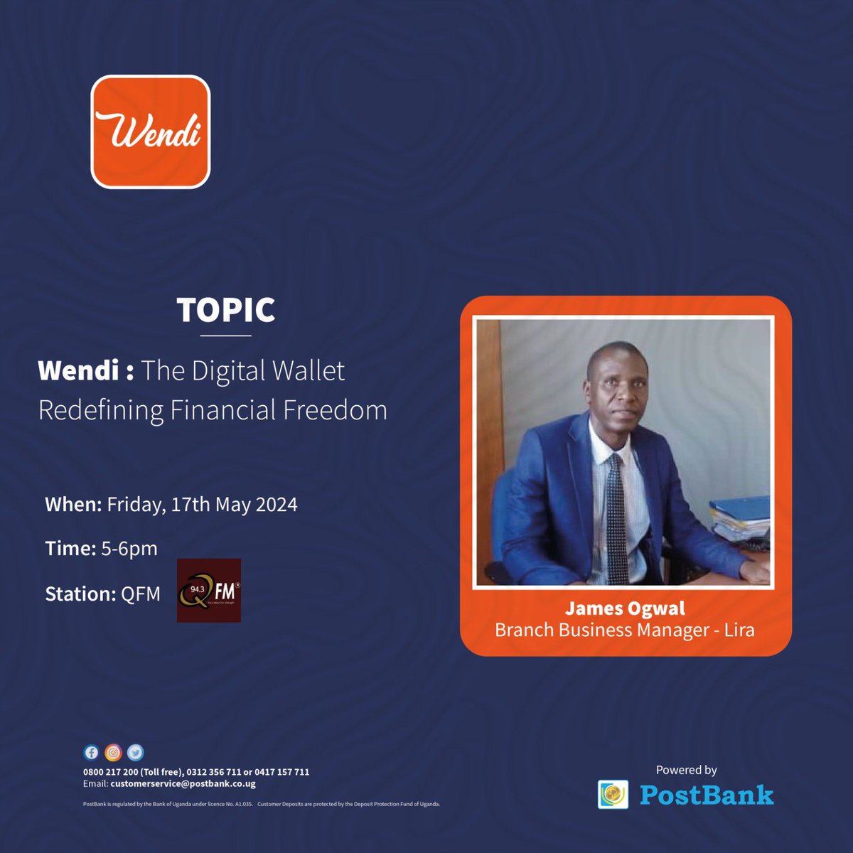 What are your financial goals? Tune in NOW to 94.3 QFM as we discuss how Wendi makes achieving your financial goals easier! Don't miss this insightful conversation! #WendiWallet #FinancialFreedom #FinancialInclusion