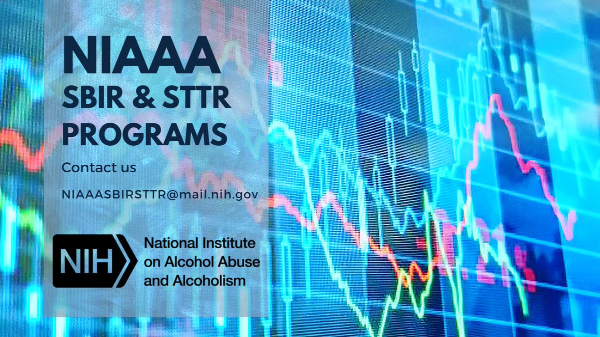 #NIAAAsbir & #STTR programs are looking for #smallbiz #research and #development in #medications and #digitialhealth technologies for #AlcoholUseDisorder recovery. Learn more about our #research interests and apply for #NIAAA funding: bit.ly/2KtysE0