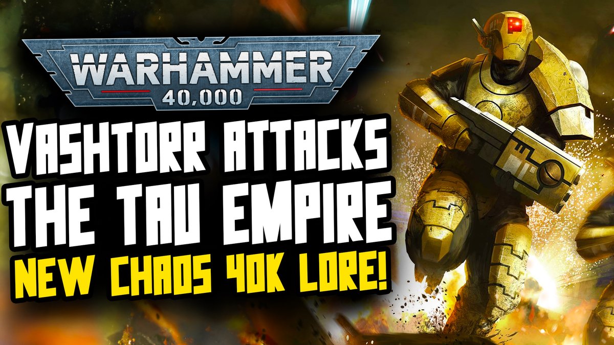 More brand new Warhammer 40,000 lore! Vashtorr and his forces have brought war to the TAU EMPIRE! Can the greater good actually battle the Arkifane and be victorious?! youtu.be/0Jiw8GPqZwU