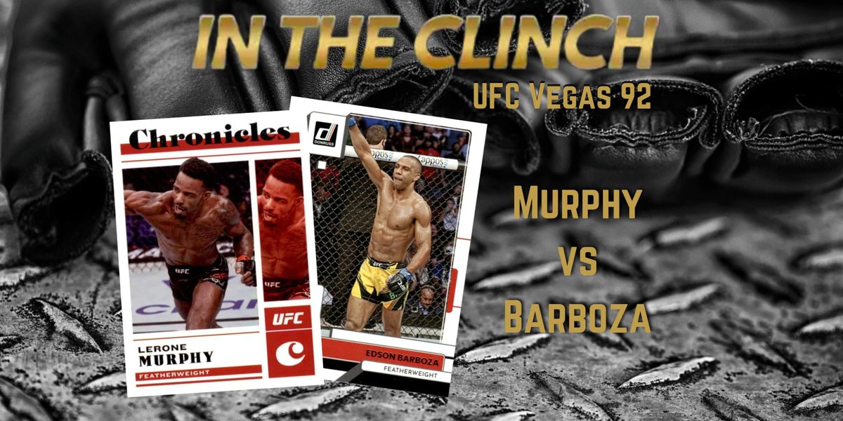 Check it out!! 😃 In the Clinch: Murphy Anxious to Make Statement Vs. Barboza, UFC Vegas 92 gogts.net/in-the-clinch-… #TheHobby