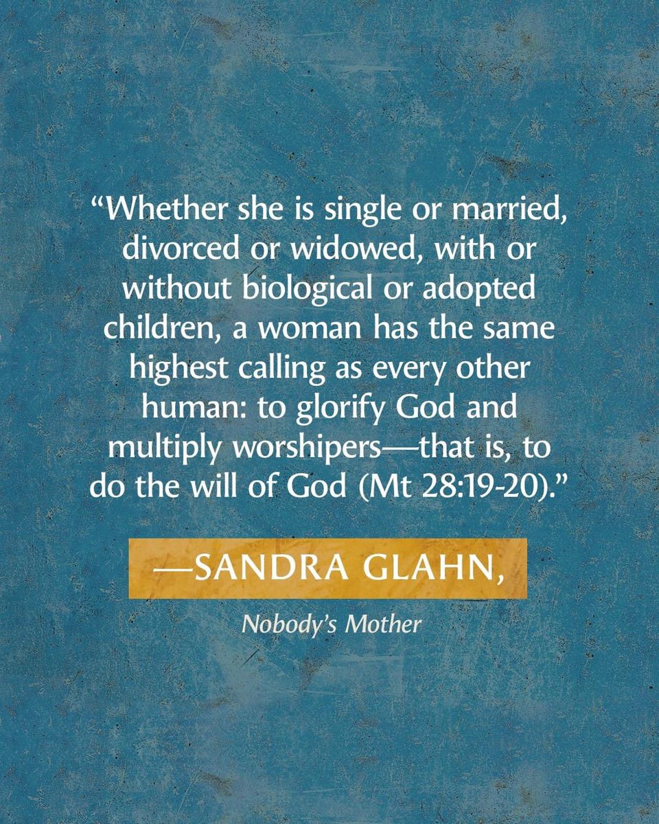 scarletsarah's tweet image. Never thought I’d have to say this in response to a commencement address…a Christian woman should have just one high calling, and it might not be what you think it is. Motherhood is great but the moment it becomes my highest calling is the moment it has crossed into idolatry.