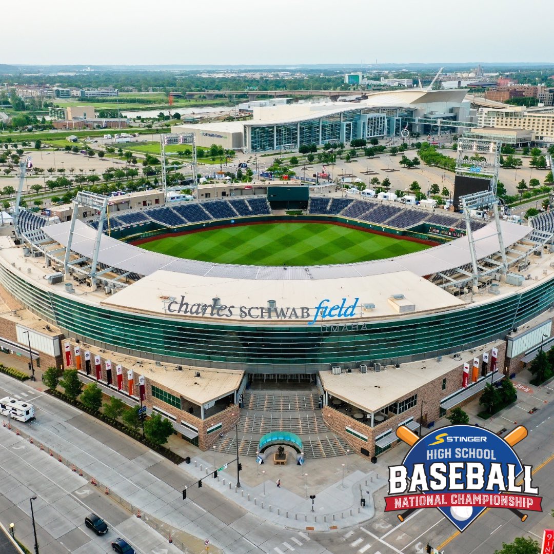 June 27-30th we will be at Charles Schwab Field in Omaha, Nebraska! ⚾️🏟️ Charles Schwab Field is the home field of the Creighton University Bluejays and the host field for the Men’s College World Series! #baseball #HSBNCS #ChampionshipSeries