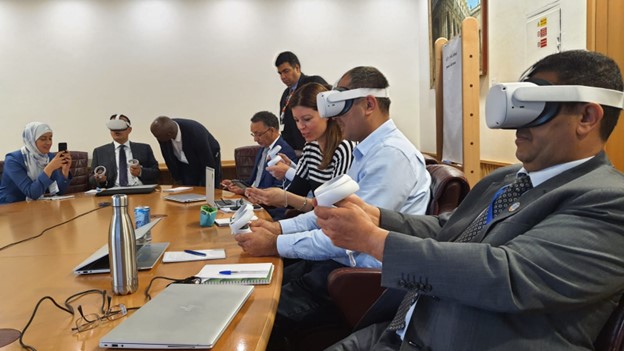 .@FAO and @GeorgiaStateU are working together to develop a novel training approach using #VirtualReality (VR) technology to teach teams about #locust surveys & control. With this initiative more people will be knowledgeable about locust surveys &control. tinyurl.com/mu8v9pfe