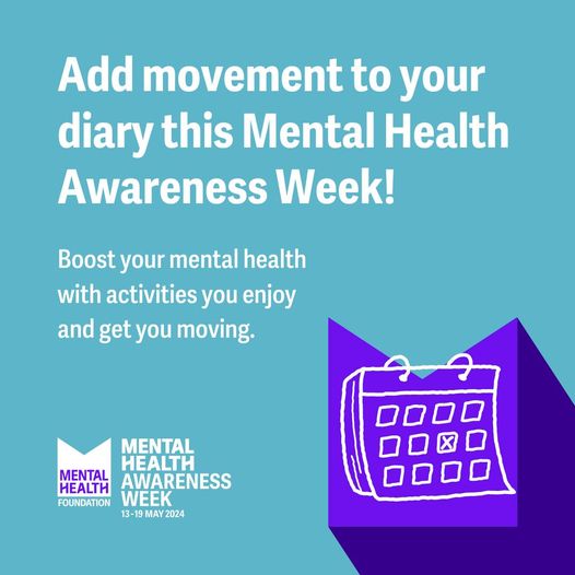 This Mental Health Awareness Week, why not increase the mental health benefits of your moments for movement by: 👉Trying something new. 👉Getting outdoors. 👉Connecting with others while getting active. Read more from the @mentalhealth Foundation: mentalhealth.org.uk/movement-tips
