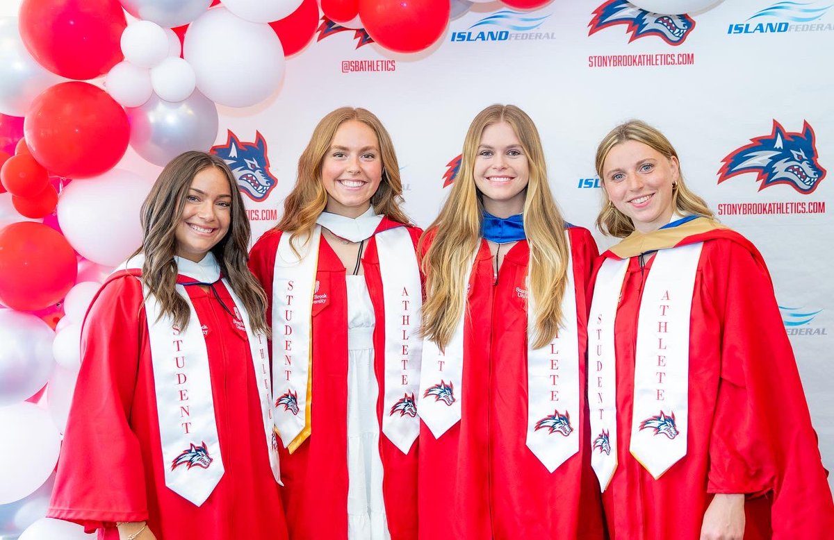 We’re not crying, you are 🥹❤️ So incredibly proud of this group for earning their degrees from @stonybrooku! 🌊🐺 x #NCAASoccer x @SBAthletics