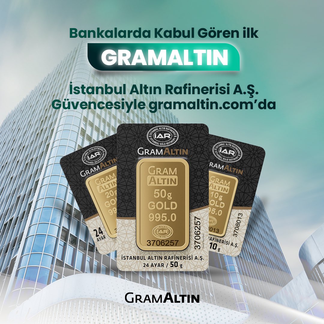 Bankalarda kabul gören ilk GRAMALTIN

İstanbul Altın Rafinerisi A.Ş. güvencesiyle gramaltin.com’da. 

#gramaltın #gramgold #altın #gold
