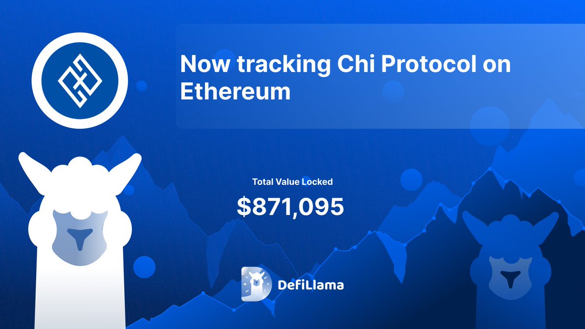 Now tracking @ProtocolChi on @ethereum Chi Protocol is an LST-backed stablecoin protocol powered by USC and CHI. Users can mint USC 1:1 vs. ETH/stETH, and LSTs are used to payout real yield to the governance token CHI