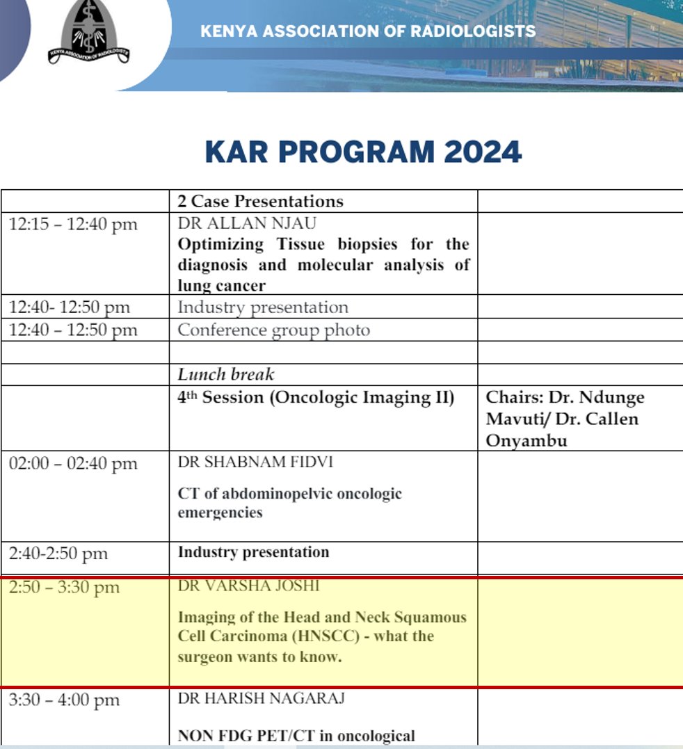 As Kenya struggles to normalcy after the devastating floods - kudos to the <a href="/Kenyans/">Kenyans.co.ke</a>  as it gears up for its Annual Conference at Lake Naivasha. Delighted and honored to be invited to speak on Imaging in Head and Neck Squamous Cell Carcinoma. Thank u <a href="/gladys_mwango/">gladys mwango</a> for this invite