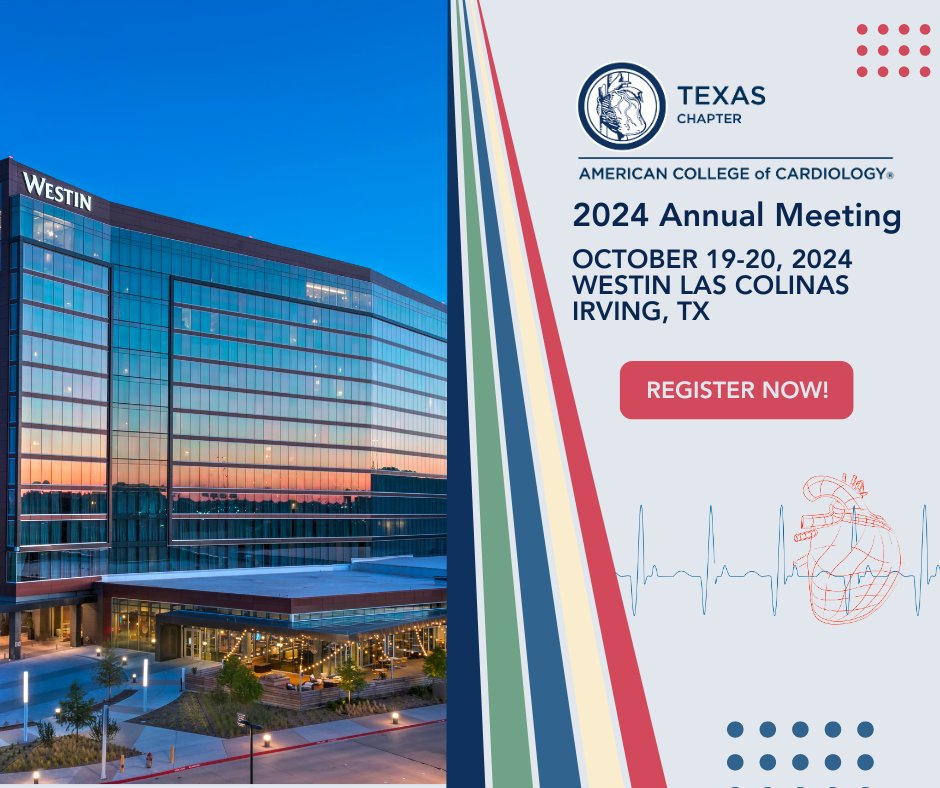 The TCACC Annual Meeting will be here before you know it! 📣 Be sure to mark your calendars for October 19th and 20th and plan to join TCACC in Irving for a weekend of CME, networking, and more!