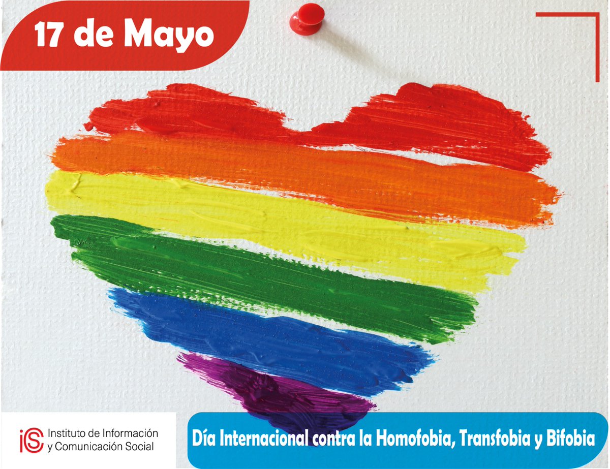 🏳️‍🌈 Día Internacional contra la Homofobia, la Transfobia y la Bifobia.
Este 17 de mayo, recordamos la importancia de la igualdad y el respeto para todas las personas, sin importar su orientación sexual o identidad de género. 🌟
#ElAmorEsLey #Cuba #LasTunas 
@IcsCuba