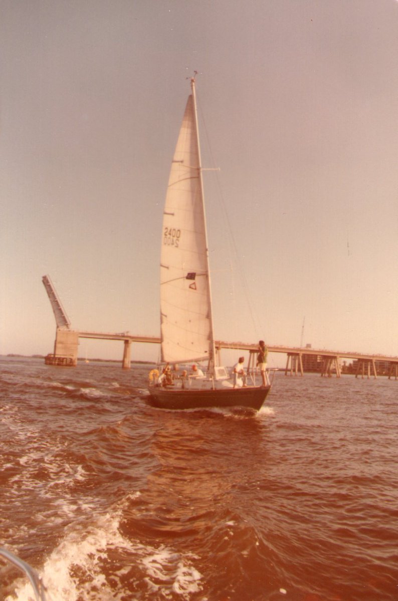 @JackLinFLL I felt that way about the Sanibel bridge when it was a drawbridge and also the swing bridge to FMB. Just came across a pic of the Sanibel bridge when it was opened for our boat to pass thru. Sadly none of the other. Make me feel quite old but I know the feelijng.