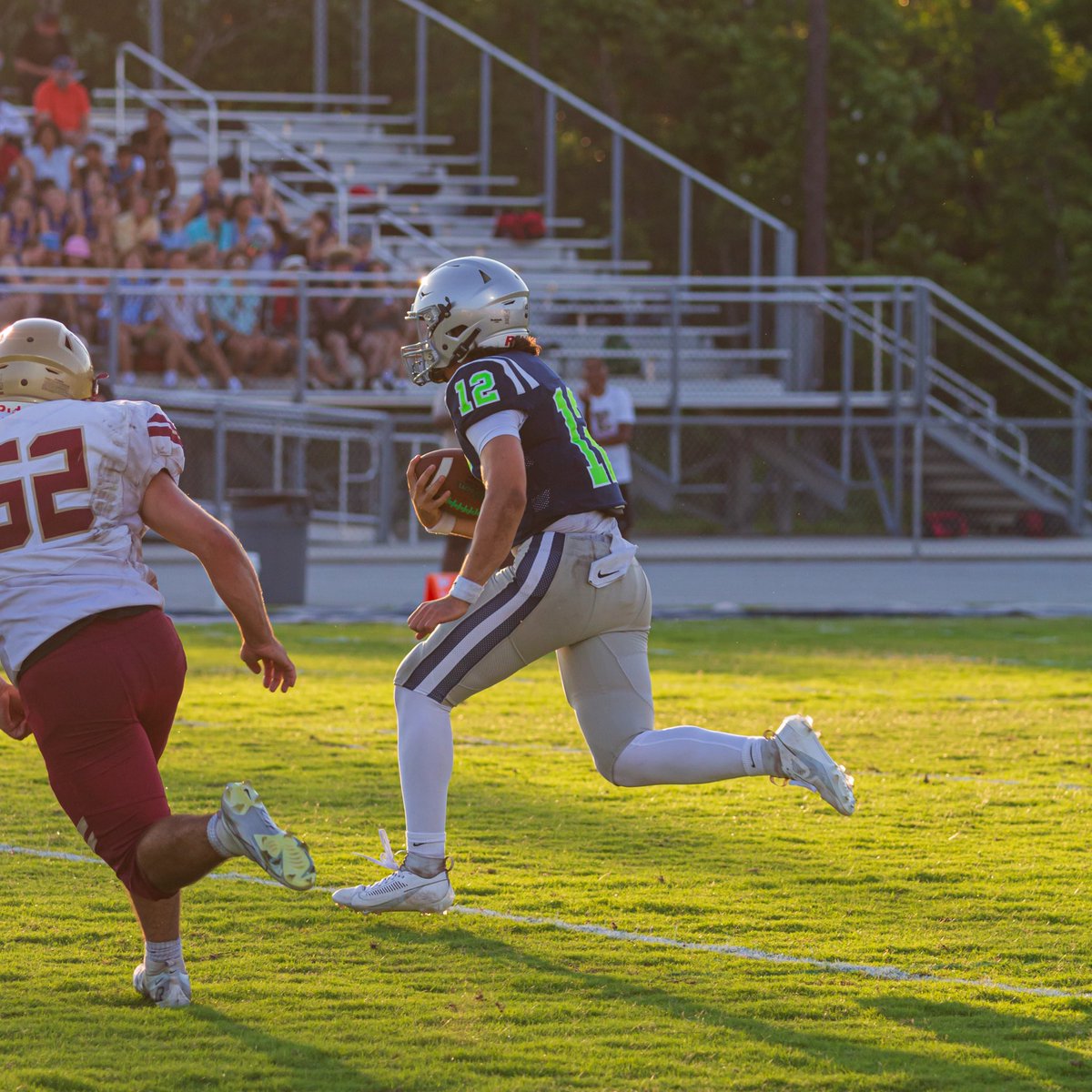 The Beachside Barracudas offense was in full force last night, demonstrating dominance both through the air and on the ground with a total of 9 touchdowns scored.

#LetsGetit #BarracudaNation #BeachsideMade