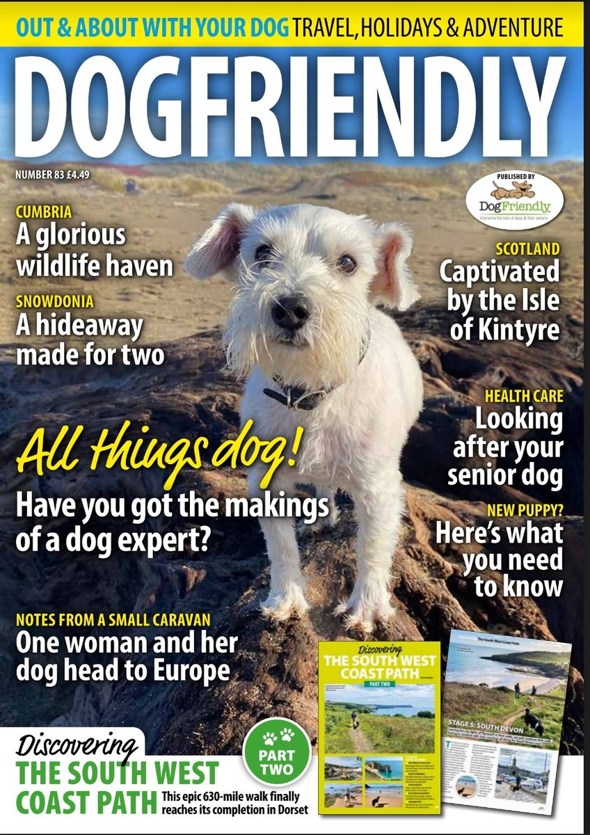 Thrilled to have a 2 page article in this Months Dog Friendly magazine raising much needed awareness on what to do if your beloved dog goes missing 🧡@dogfriendlyinfo @ChadNews @nottslive @BBCNottingham @bbcemt @ITVCentral @BBCRadioLincs