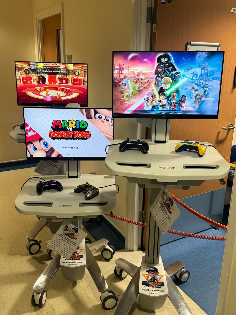 Lucky to be able to provide some of our patients with gaming consoles whilst they are being treated and in hospital…. Looking forward to seeing some patient feedback… #patientexperience #gaming #therapy #UHCW #teamEM #teamCED #teamUTCs @AdrianCabaluna @DrEdHartley @DPeach22