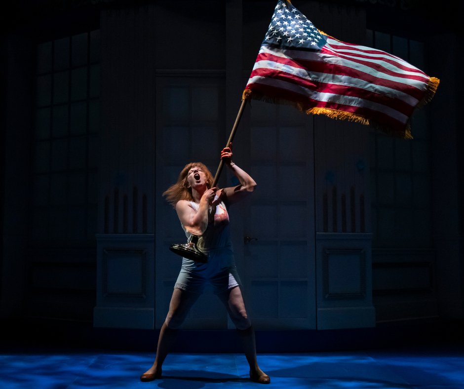 Friday mood. There are only five more chances to catch POTUS at TPAC including a bonus performance Sunday night! Don't miss out on this fiercely feminist farce - get your tickets now at bit.ly/3Qr7zA3