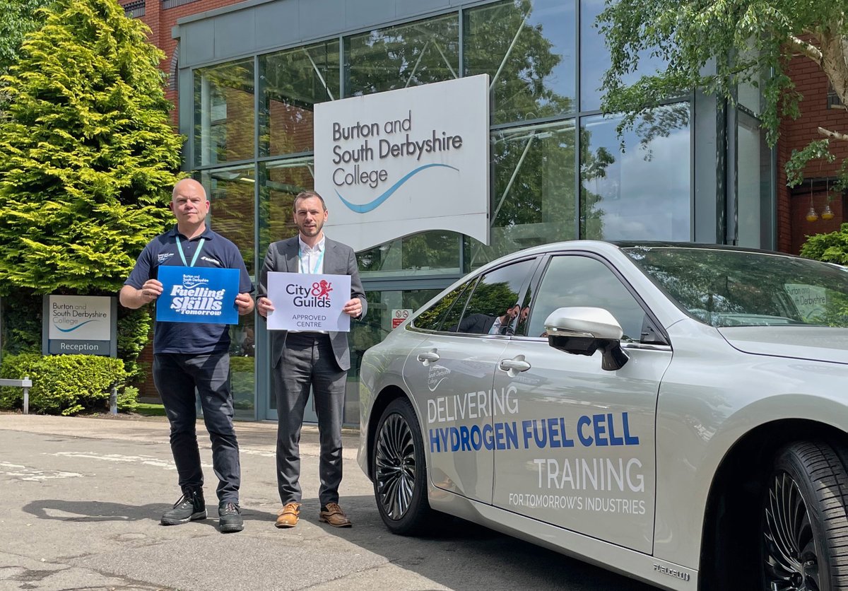 We’re excited to announce that BSDC is the first education provider in England to offer Level 3 Hydrogen Fuel Cell training, accredited by City & Guilds! Read more: ow.ly/TSqp50RJTgO #HydrogenFuelCell #AutomotiveTraining #SustainableFuture