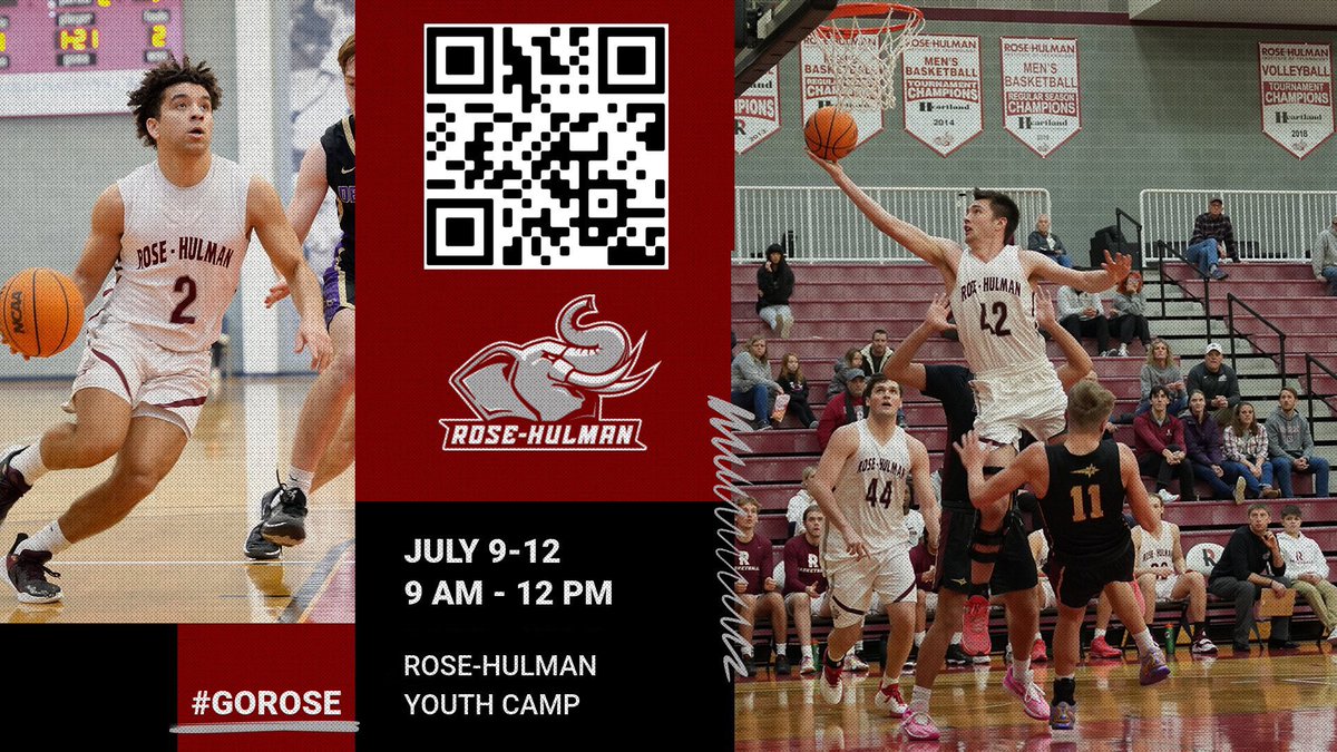 #ICYMI REMINDER to sign up for Fightin’ Engineers Boys Basketball camp in July! Camp is open to boys entering 3rd grade through 8th grade this summer. #GoRose #SummerCamp 🌹🐘