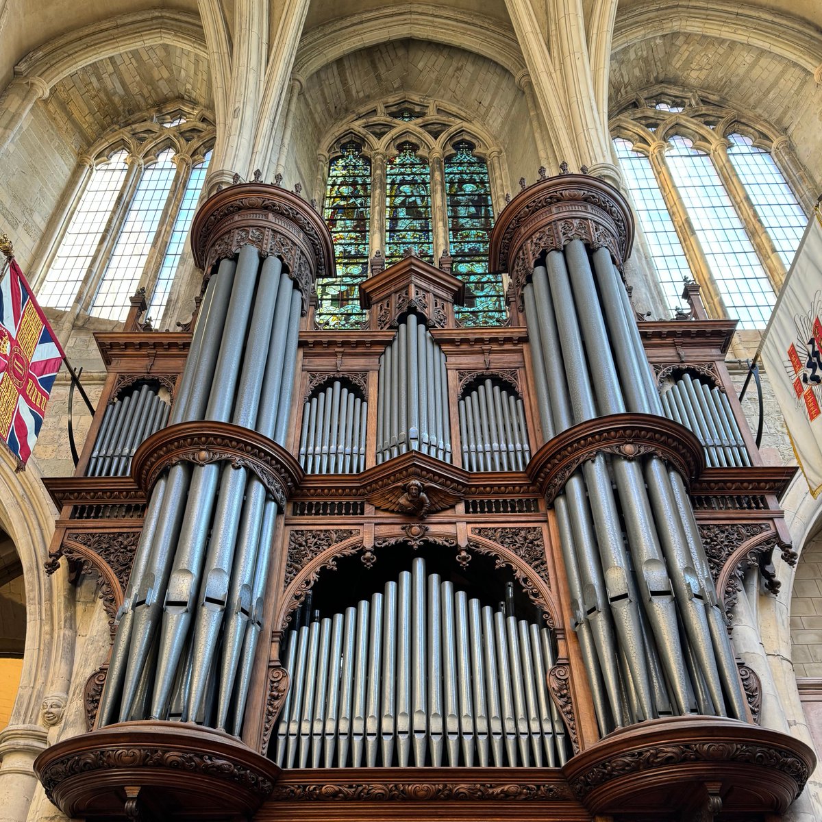 Our Assistant Organist James Gough will be launching a 2 cd set of Bach’s trio sonatas next Wednesday (22nd May) at St Matthew’s Church, Westminster. All are welcome to join for talks, a performance from James and evensong. Please be seated by 6.15pm if you can.