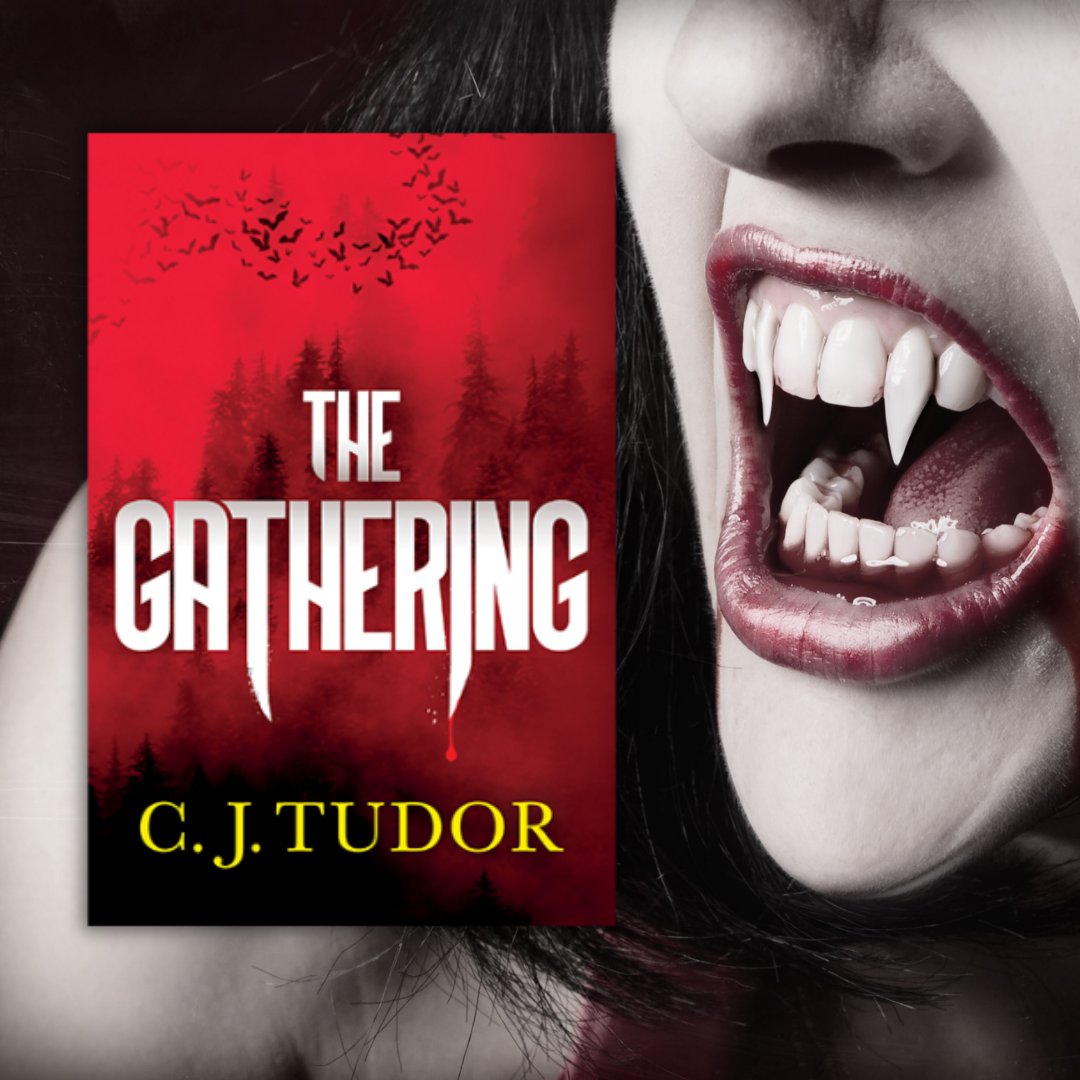 Think Bones meets The Lost Boys but MORE terrifying! 🩸 Get your teeth into #TheGathering by @CJTudor this weekend! Libraries can add this gripping psych #Thriller to their #LargePrint & Audiobook shelves today, read by Lorelei King 🎧 bit.ly/44M8ctV
