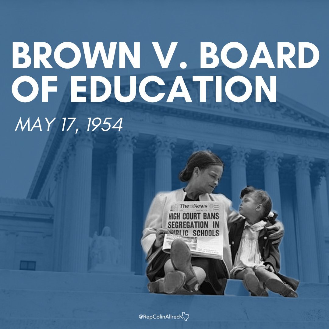 Today we mark the 70th anniversary of the landmark #BrownVsBoard ruling. To honor its legacy, we must make our classrooms safe and affirming for every student, so that no matter their skin color or where they grew up, every child can achieve their version of the American dream.