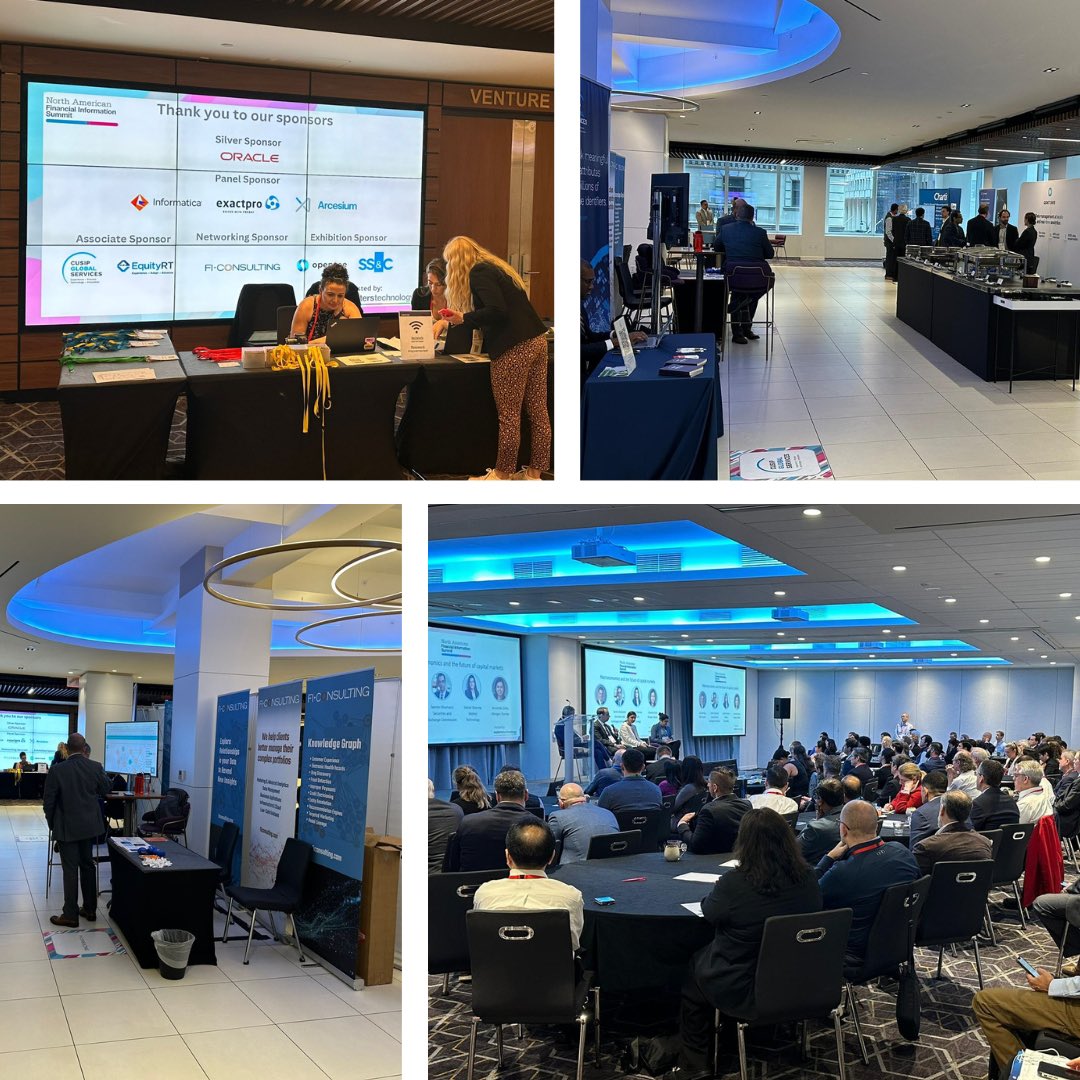 Knowledge is power: We're thrilled to have sponsored the North American Financial Information Summit, bringing together financial experts and innovators

#Nafis #FinancialInformation #GenAI #DataManagement #CapitalMarkets #FinancialServices #FinanceTechnology #FinancialSummit