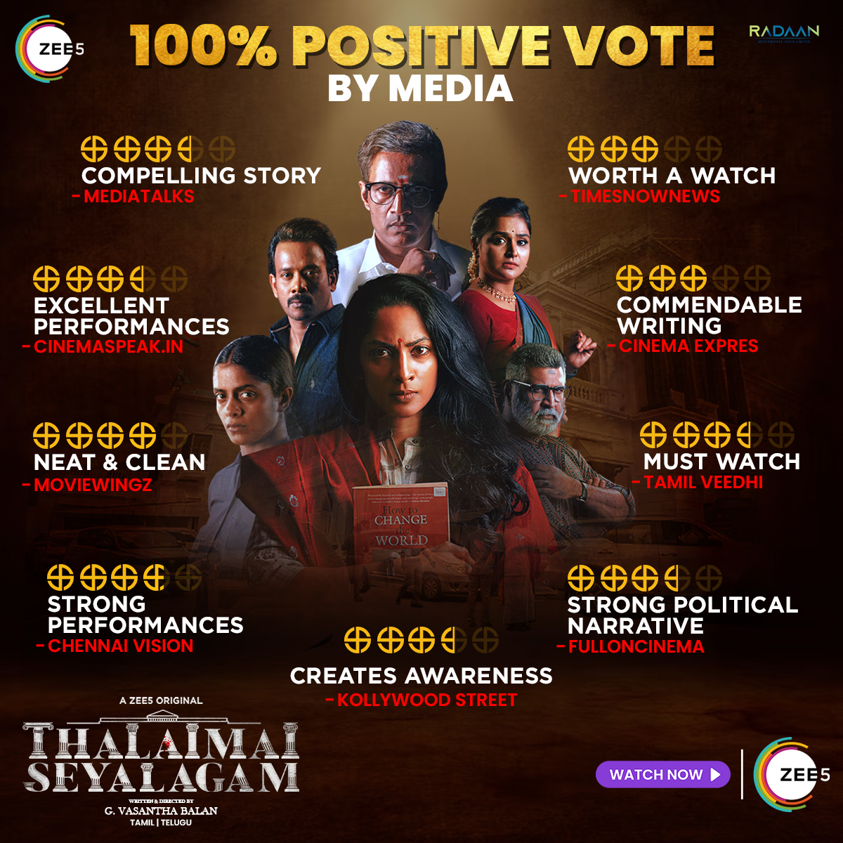 ZEE5 Tamil (@zee5tamil) on Twitter photo வெற்றி 🔥
Watch the biggest political thriller series of 2024 #ThalaimaiSeyalagam now streaming on #ZEE5
<a href="/Vasantabalan1/">Vasantabalan</a> #Kishore <a href="/sriyareddy/">Sriya Reddy</a> <a href="/bharathhere/">bharath niwas</a> <a href="/nambessan_ramya/">Ramya Nambessan</a> <a href="/AdithyaLive/">Adithya Menon</a> <a href="/kani_kusruti/">Kani Kusruti</a> <a href="/NiroopNK/">Niroop Nandakumar</a> <a href="/DharshaGupta/">❤️Dharsha❤️</a> <a href="/sidvipin/">Siddharth Vipin</a> <a href="/YGEEM/">YGEE MAHENDRA</a> #SarahBlack #RaviShankaran வெற்றி 🔥
Watch the biggest political thriller series of 2024 #ThalaimaiSeyalagam now streaming on #ZEE5
<a href="/Vasantabalan1/">Vasantabalan</a> #Kishore <a href="/sriyareddy/">Sriya Reddy</a> <a href="/bharathhere/">bharath niwas</a> <a href="/nambessan_ramya/">Ramya Nambessan</a> <a href="/AdithyaLive/">Adithya Menon</a> <a href="/kani_kusruti/">Kani Kusruti</a> <a href="/NiroopNK/">Niroop Nandakumar</a> <a href="/DharshaGupta/">❤️Dharsha❤️</a> <a href="/sidvipin/">Siddharth Vipin</a> <a href="/YGEEM/">YGEE MAHENDRA</a> #SarahBlack #RaviShankaran