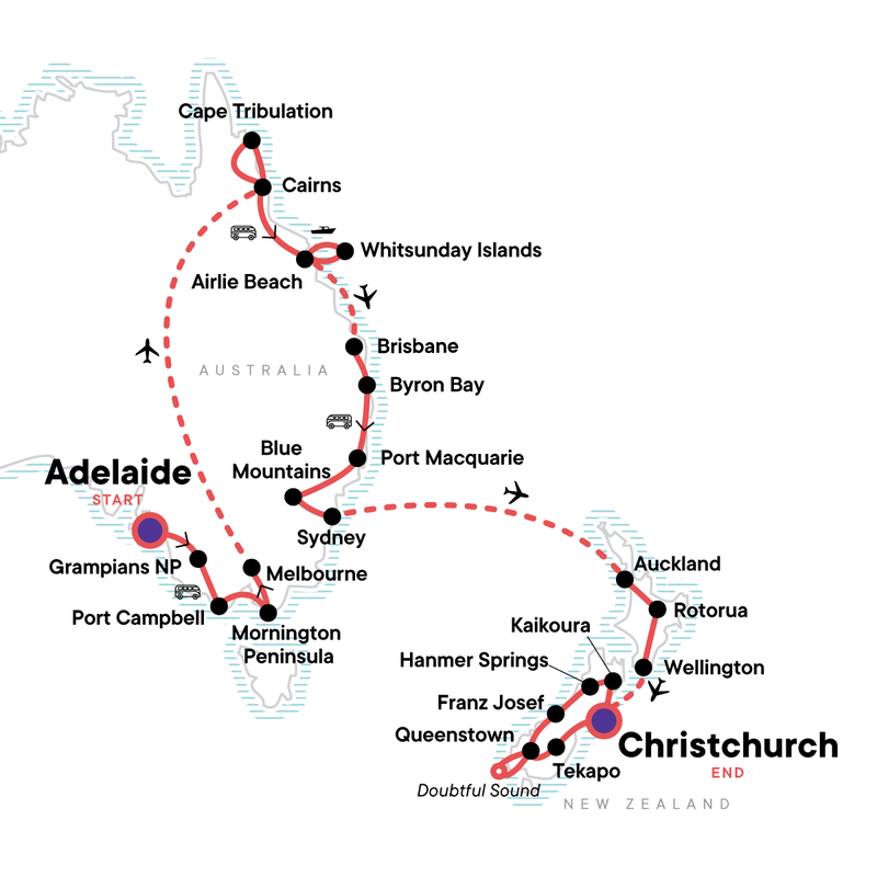 Check out this epic trip with @gadventures | Best of down under | Australia & New Zealand | | 38 days | Adelaide to Christchurch | Click link for more info > lght.ly/l3m95c3