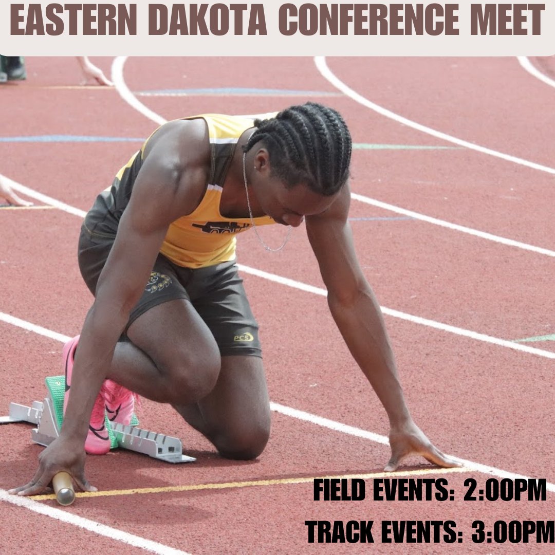 FSHBoysTF's tweet photo. EDC MEET DAY! EDC MEET DAY! EDC MEET DAY!
📍NDSU
🕑2:00pm Field Events
🕒3:00pm Track Events 
🗓️Friday May 17th, 2024

RUN FAST, JUMP HIGH, THROW FAR, GO BRUINS‼️ https://t.co/bRirxS7OEc