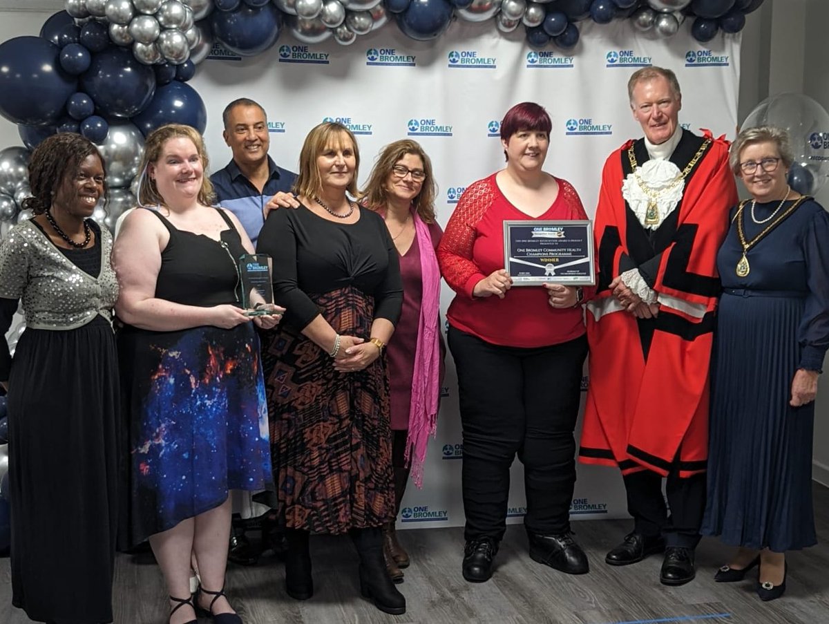 The @OneBromley Awards provided the perfect start to the Mayor's year in office. As a former medical professional, the Mayor was delighted to celebrate these often-unsung heroes & to highlight the value of collaboration across services & organisations in Bromley. #ProudOfBromley