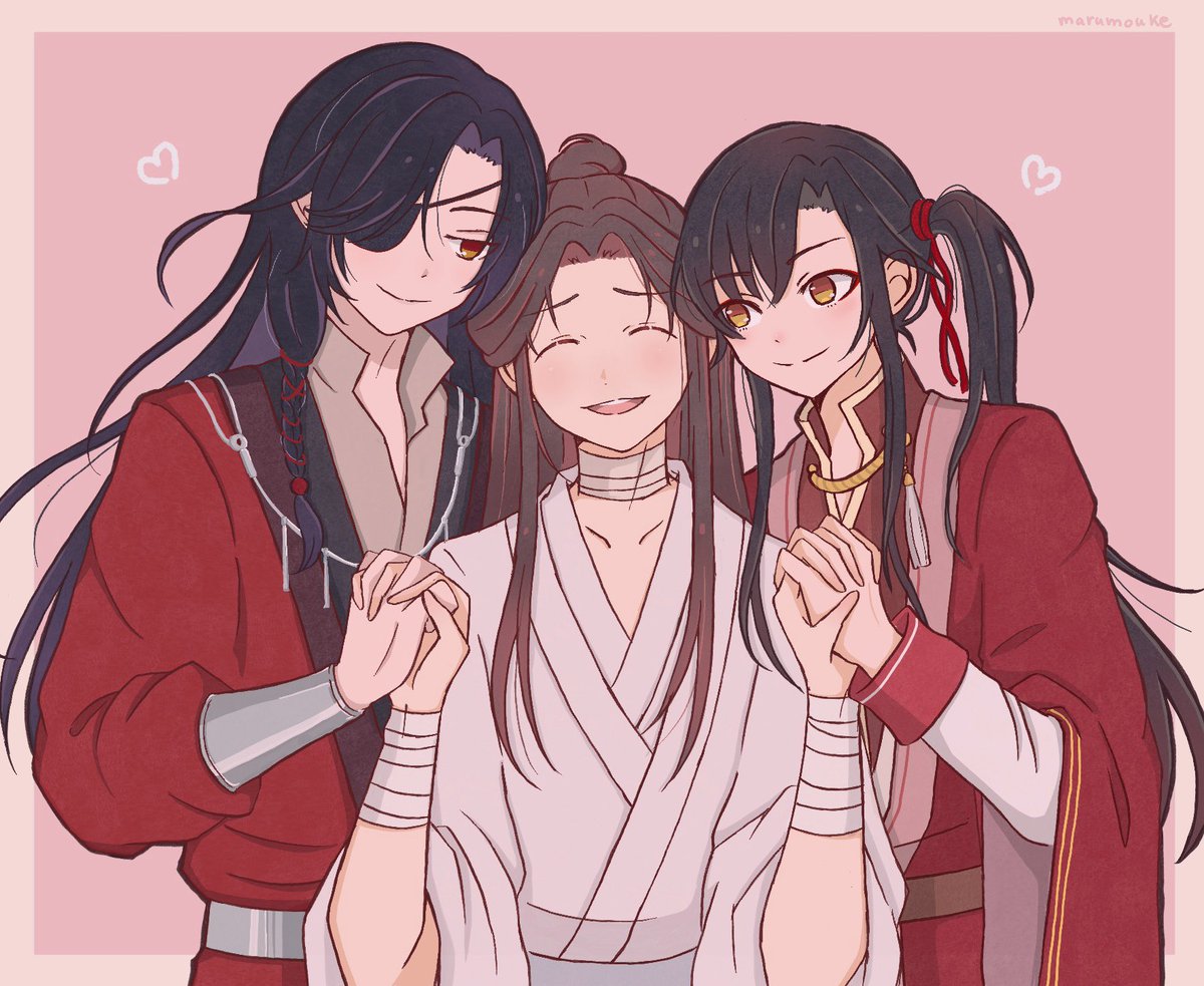 花怜「花花サンド#天官賜福 #TGCF #花怜 」|まるもうけのイラスト